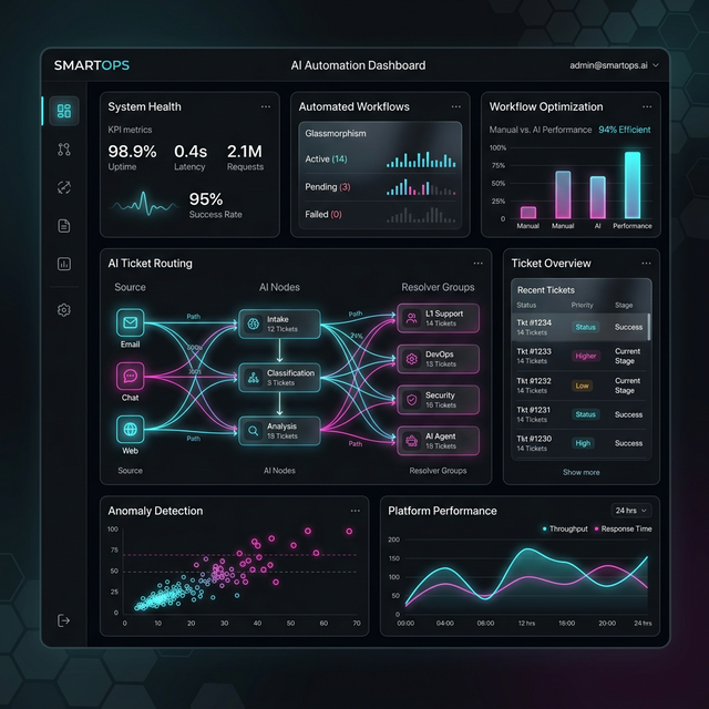 SmartOps – AI Automation SaaS Platform